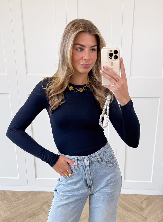 Basic Top Elise navy