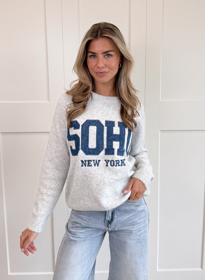 Trui Soho grijs
