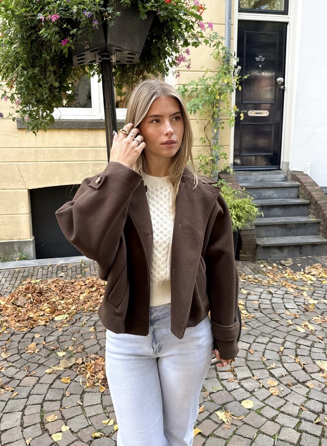 Coat Angel bruin