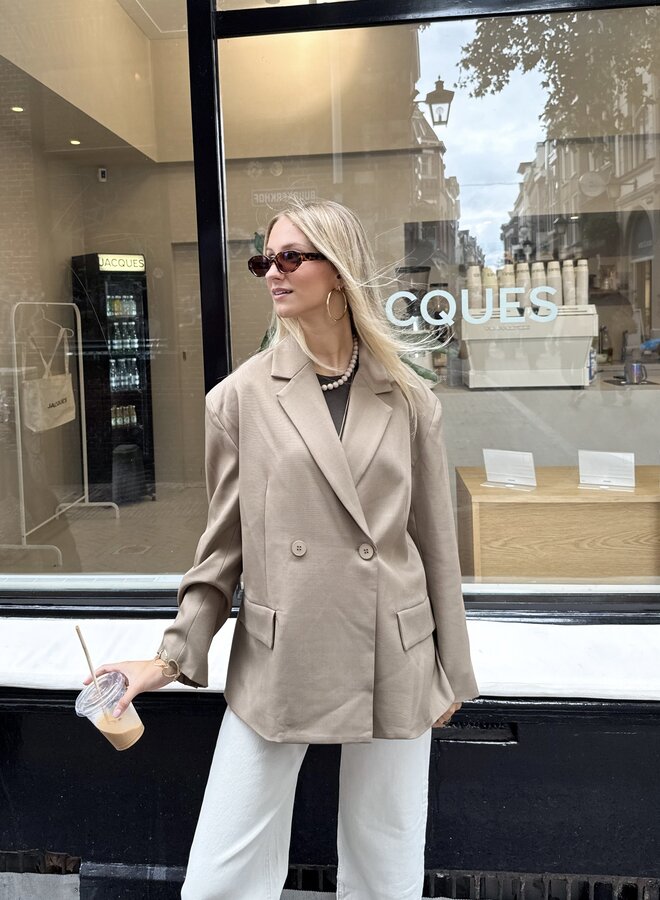 Oversized blazer Aveline camel