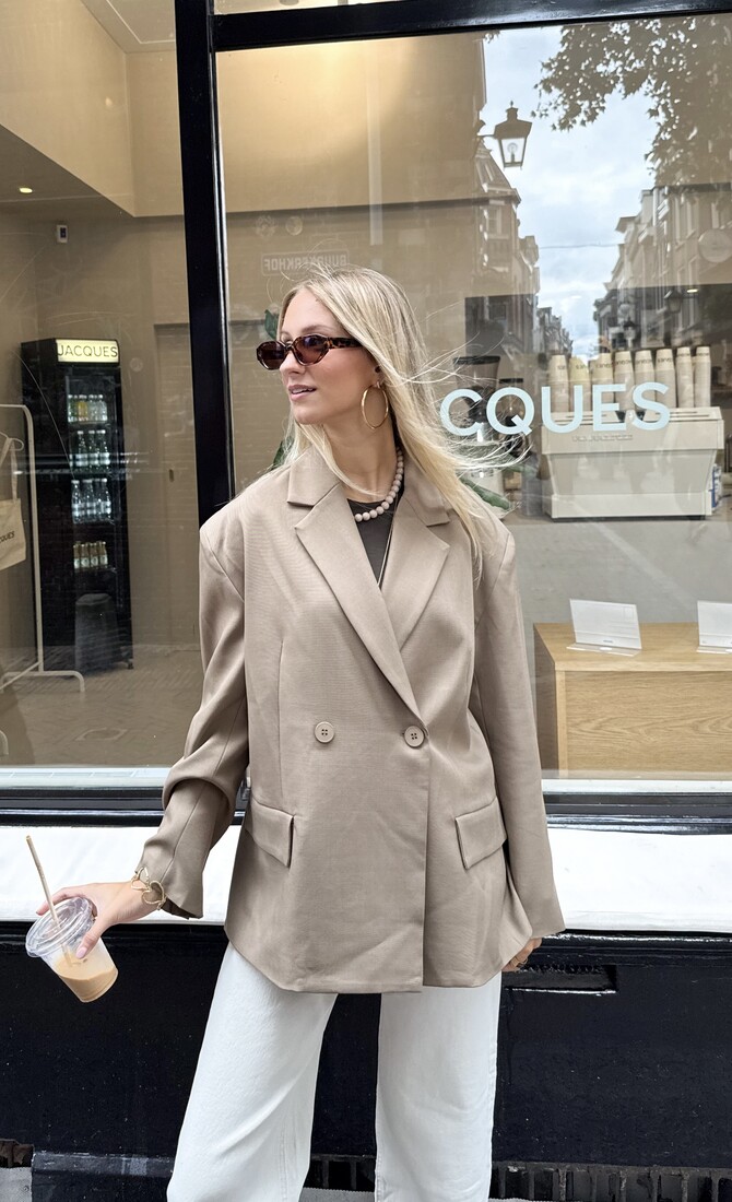Oversized blazer Aveline camel