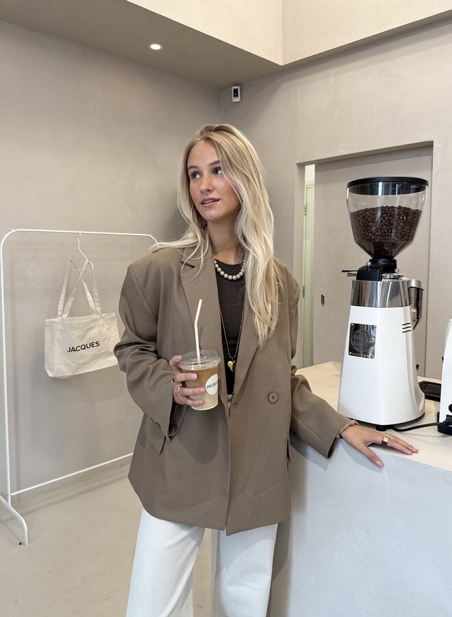 Oversized blazer Aveline camel