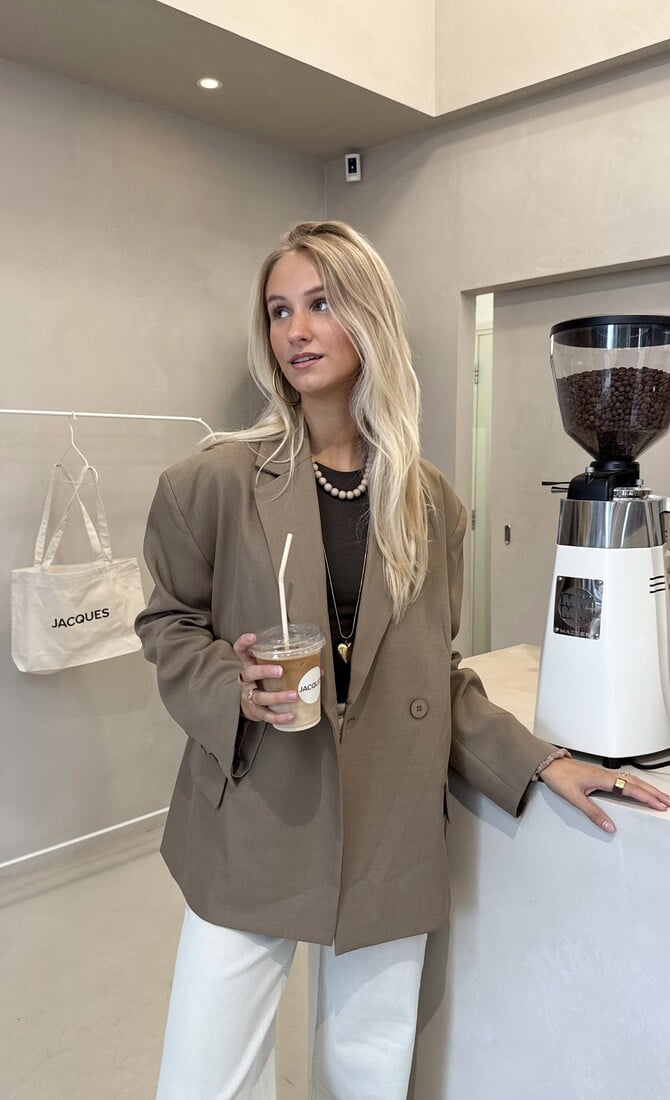 Oversized blazer Aveline camel