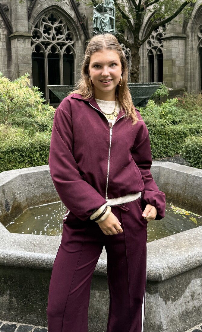 Bomberjas Noor bordeaux