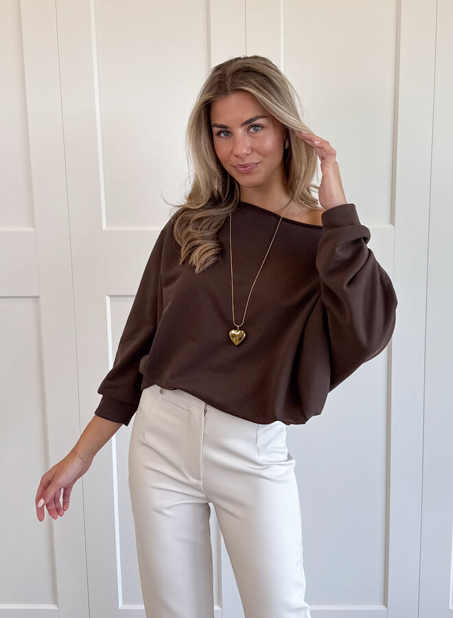Sweater Aya Bruin