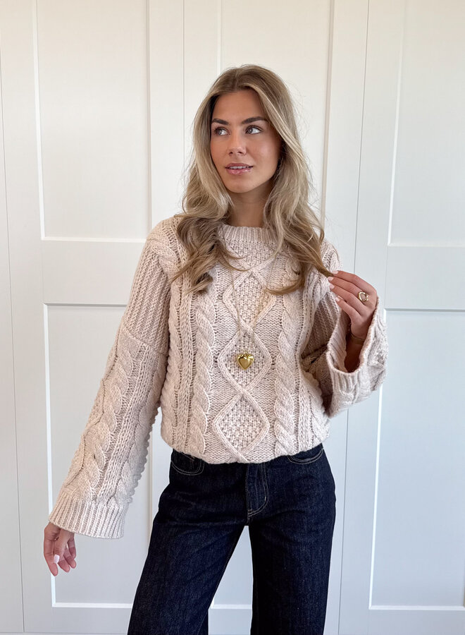 Trui Cecile beige