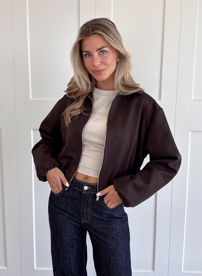 Bomberjas Noor bruin
