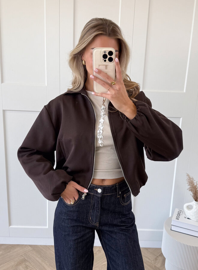 Bomberjas Noor bruin