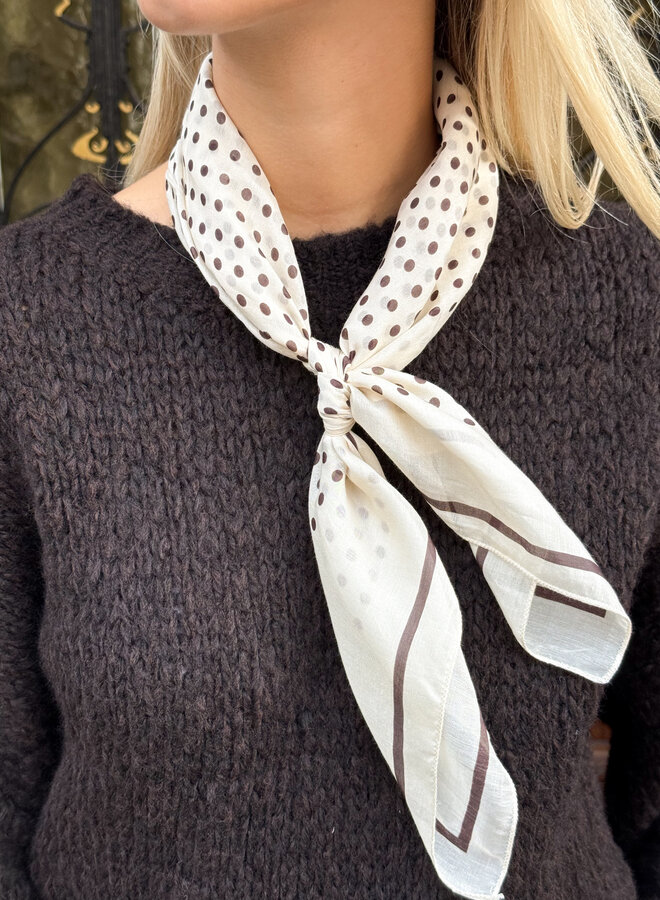 Mini dots sjaal