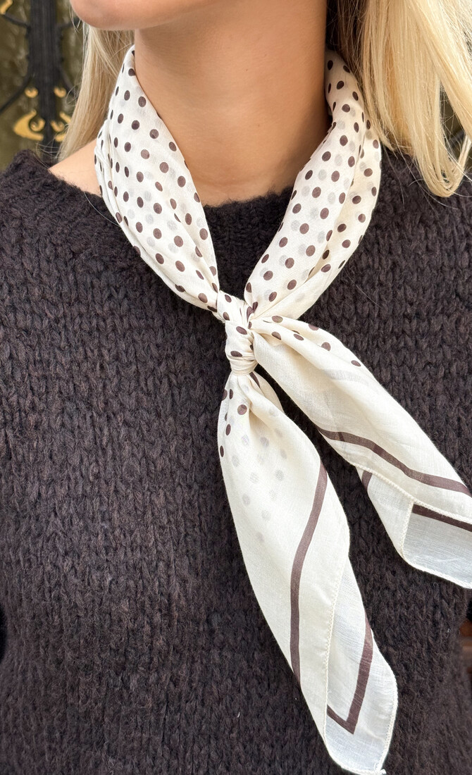 Mini dots sjaal