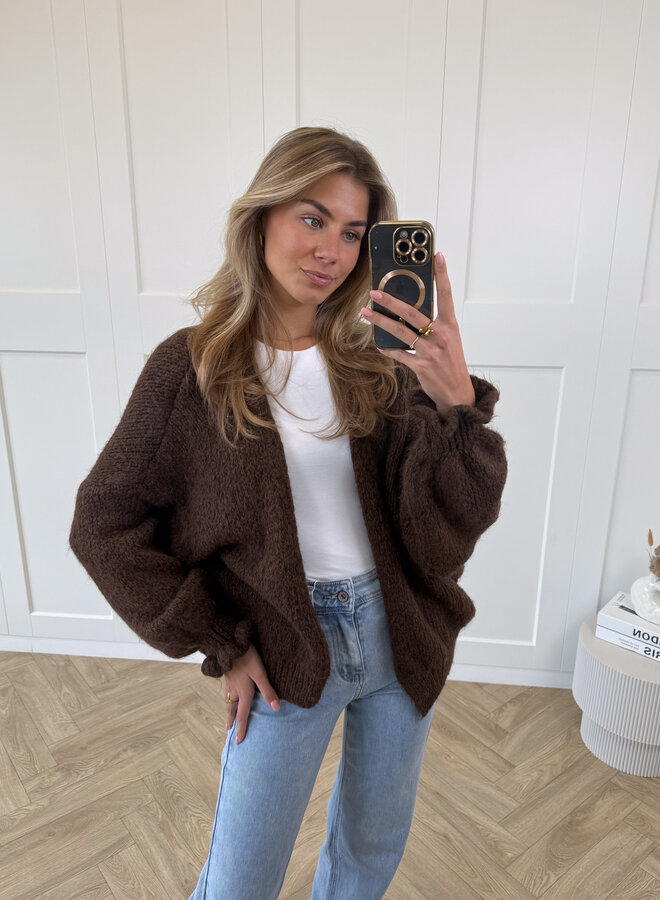 Vest Alix bruin