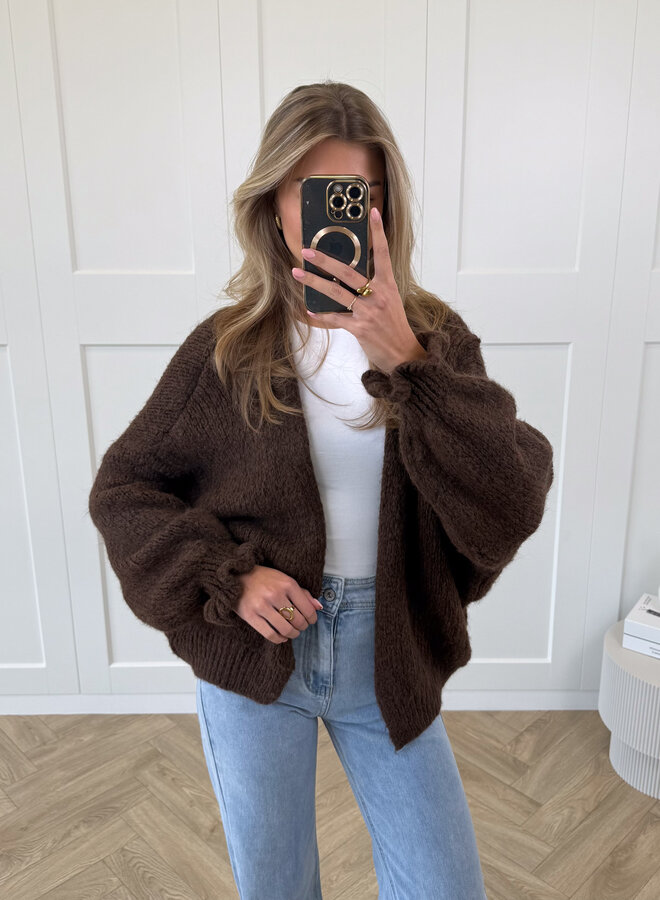 Vest Alix bruin