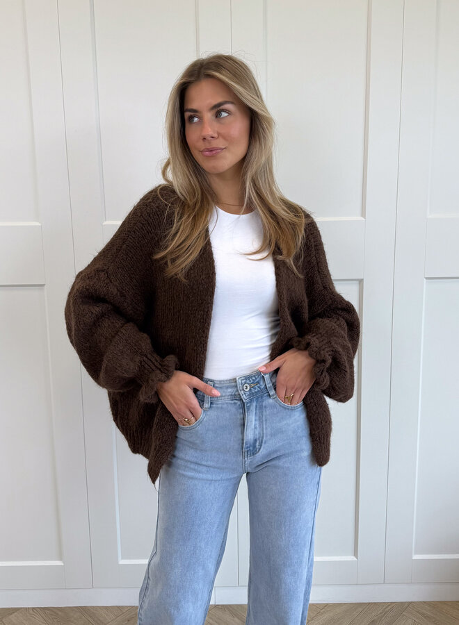 Vest Alix bruin