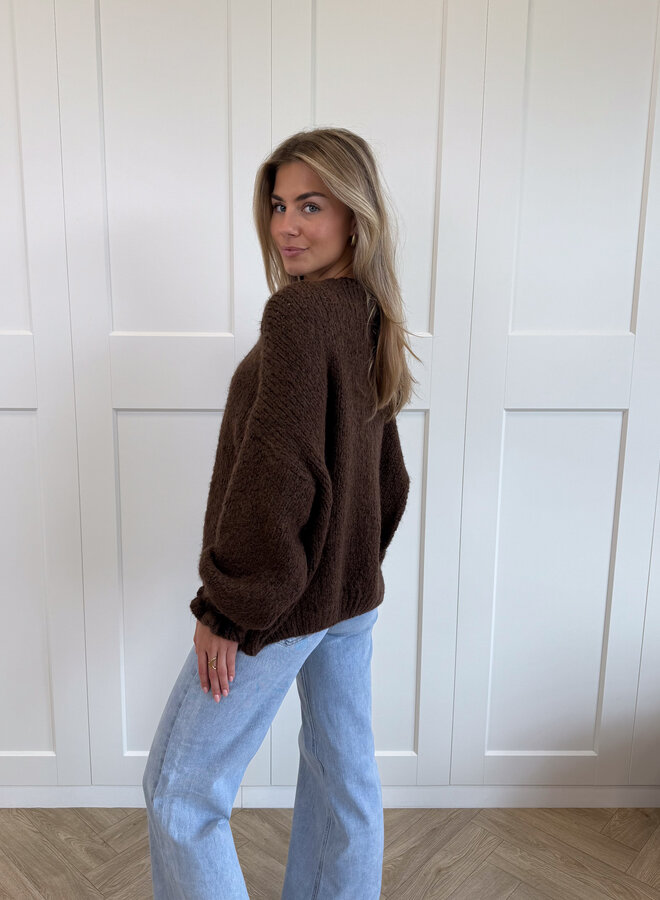 Vest Alix bruin