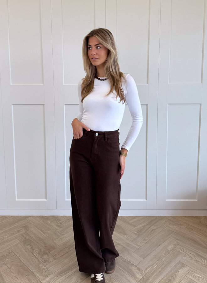 Jeans Saar Bruin