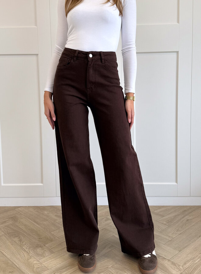 Jeans Saar Bruin