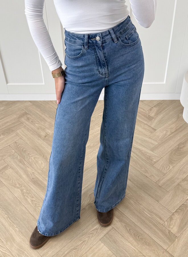 Jeans Faye Blauw
