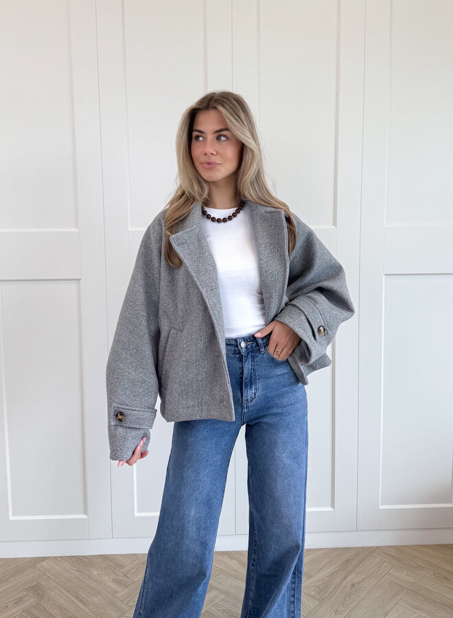 Coat Angel grijs