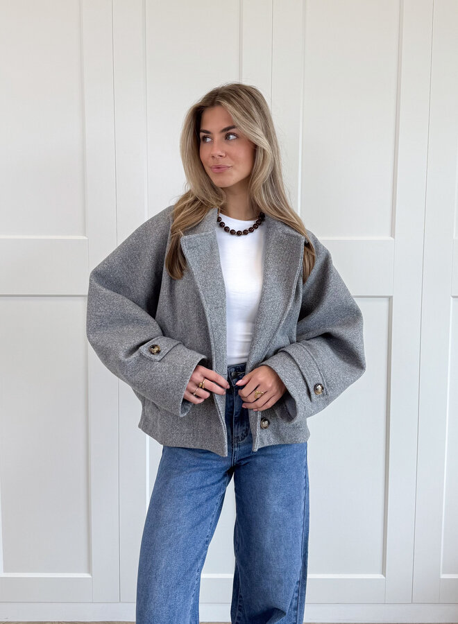 Coat Angel grijs