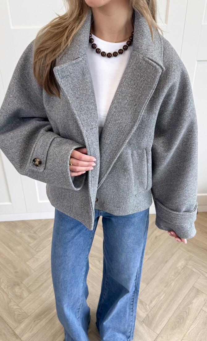 Coat Angel grijs