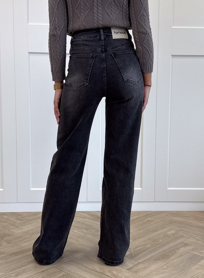 Jeans Isalie donkergrijs