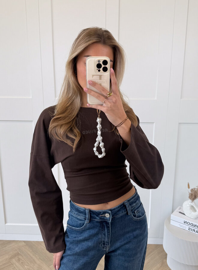 Sweater Romy bruin