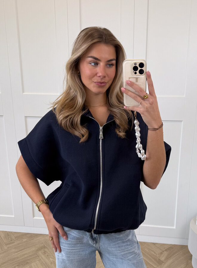 Zippervest Marivelle Blauw