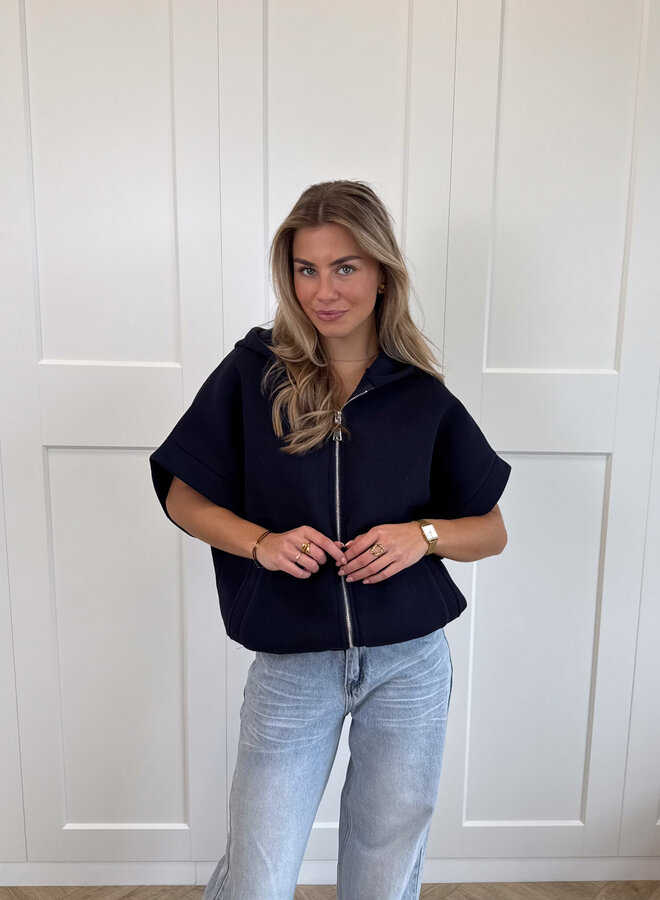 Zippervest Marivelle Blauw