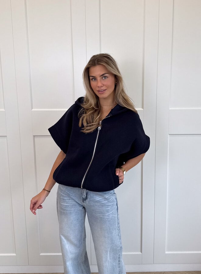Zippervest Marivelle Blauw