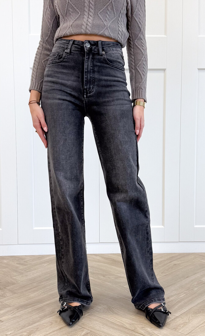 Jeans Isalie donkergrijs