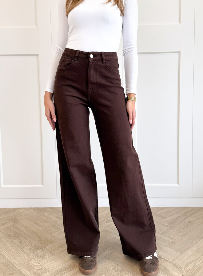 Jeans Saar Bruin