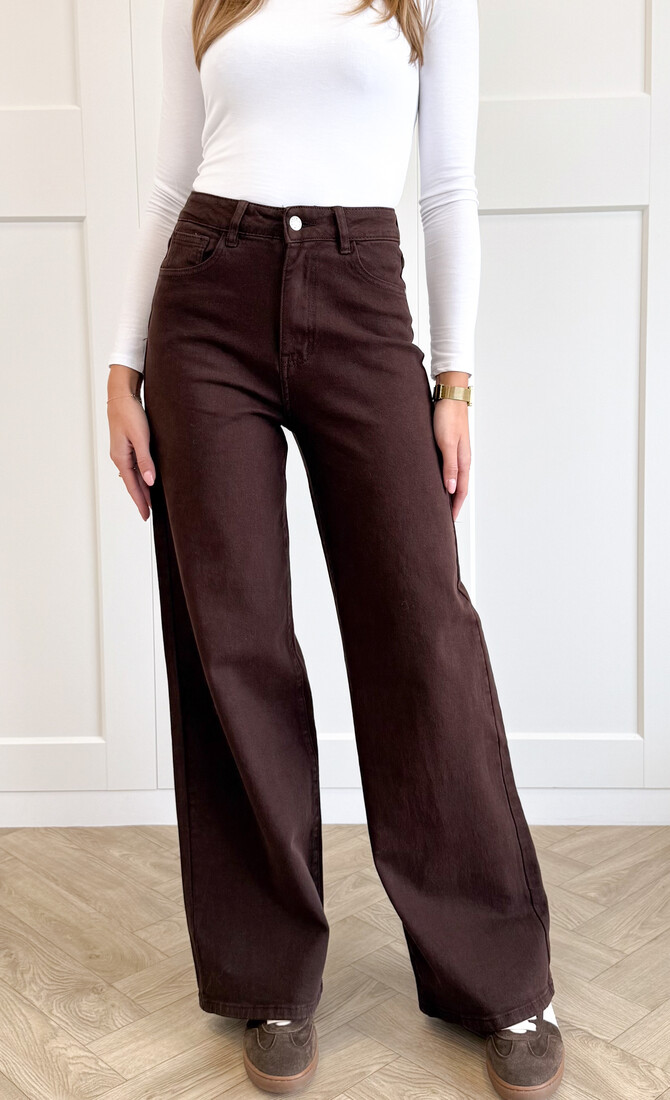 Jeans Saar Bruin