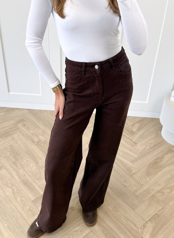 Jeans Saar Bruin