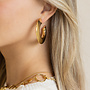 Golden Whisper oorbel