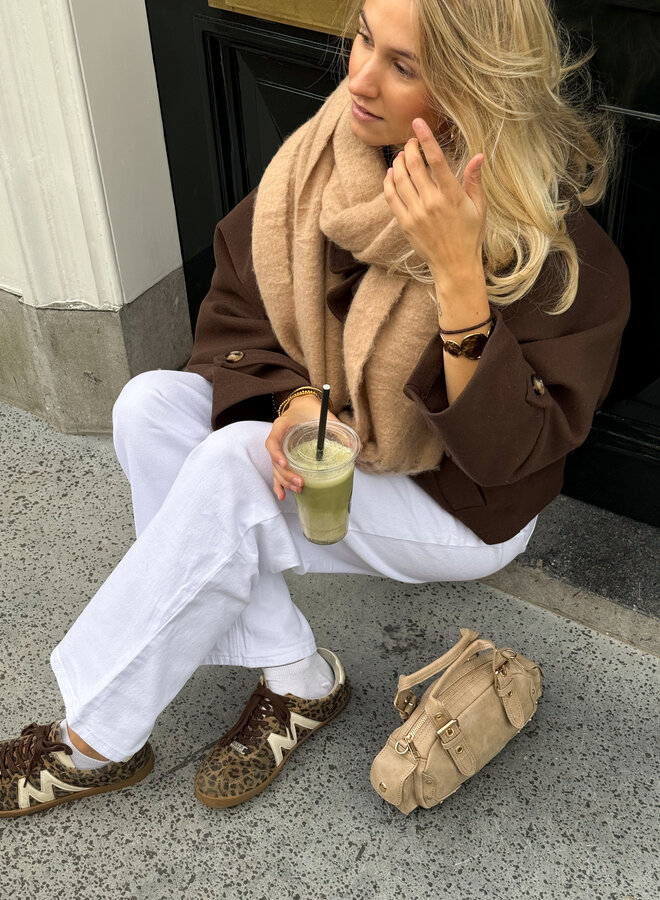 Cozy sjaal camel