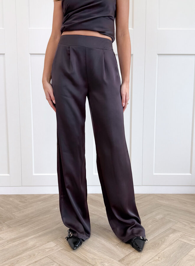 Satin broek Jente bruin