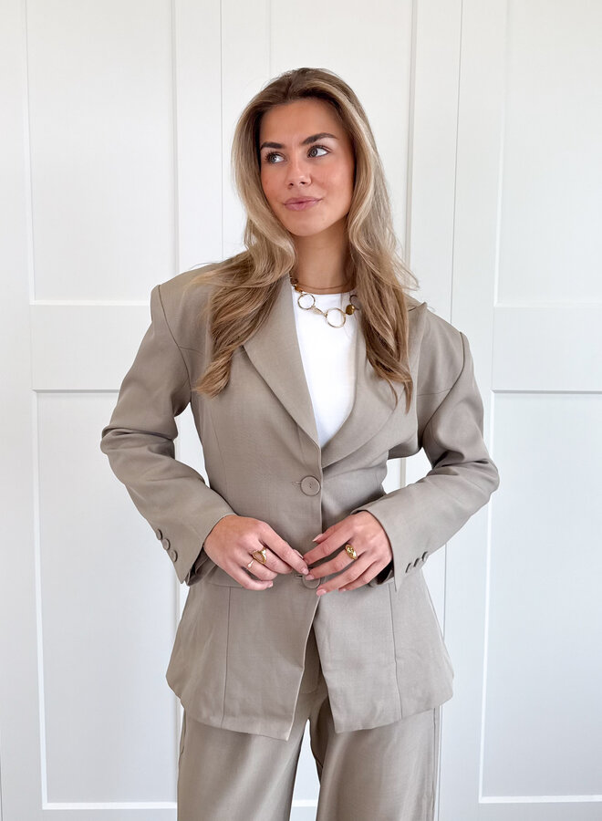 Blazer Lianne taupe