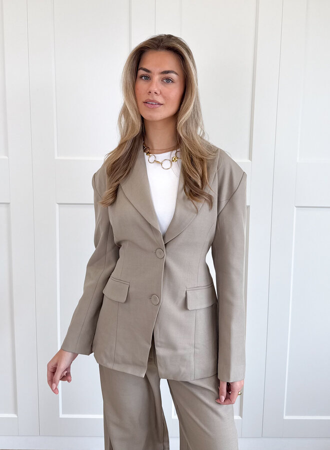 Blazer Lianne taupe