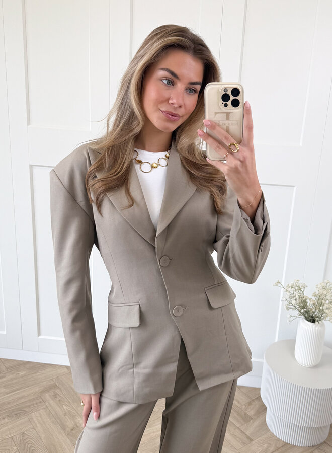 Blazer Lianne taupe