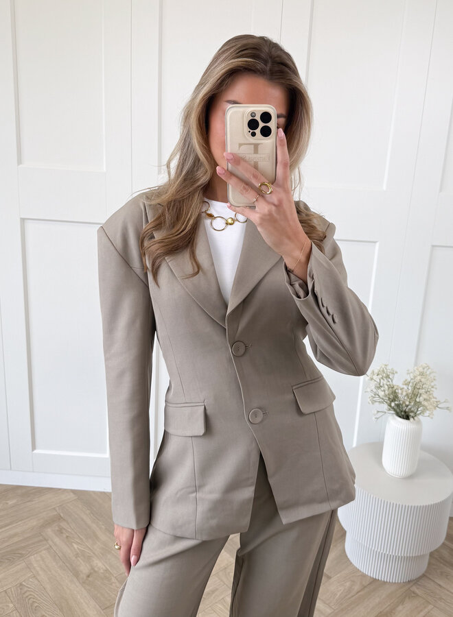 Blazer Lianne taupe