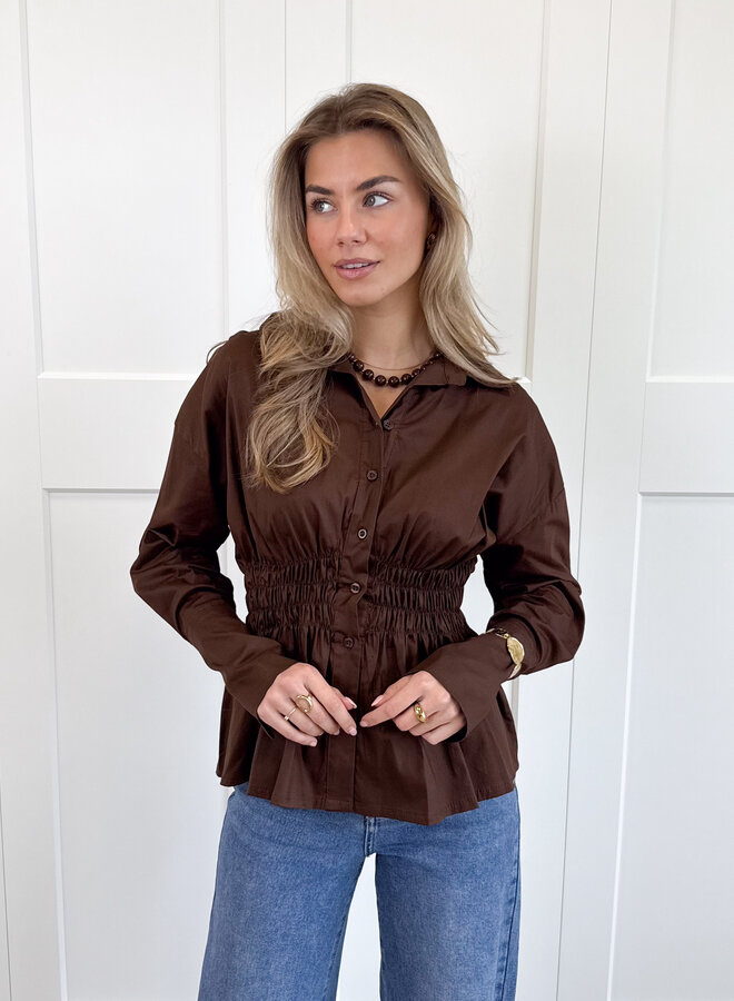 Blouse Celie bruin