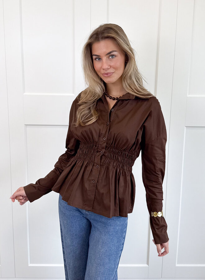 Blouse Celie bruin