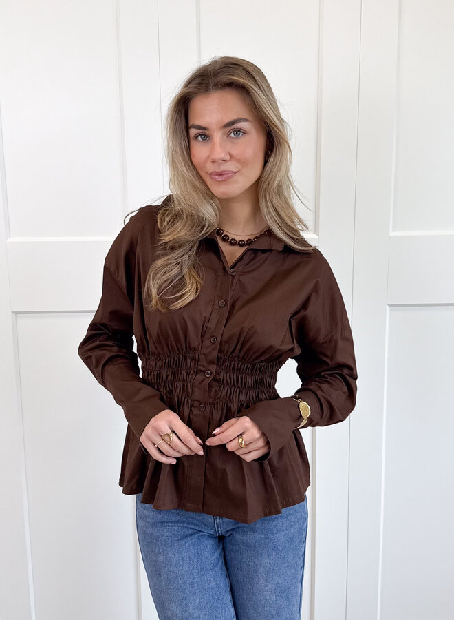 Blouse Celie bruin