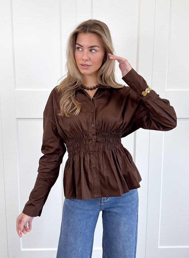 Blouse Celie bruin