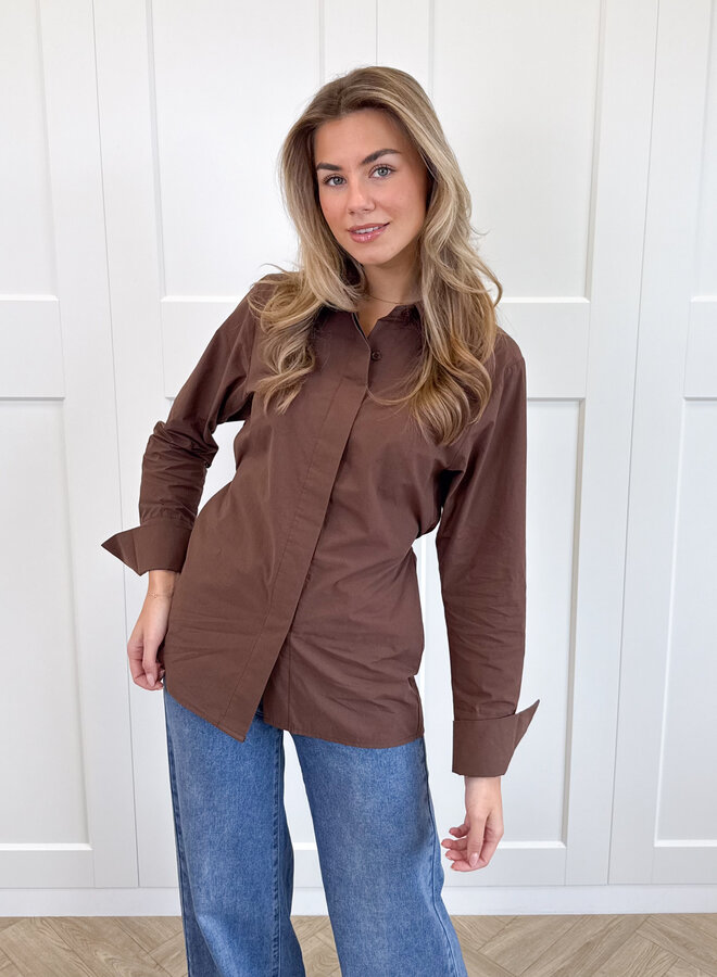 Blouse Emi bruin