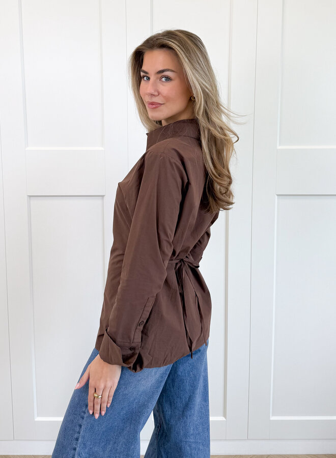 Blouse Emi bruin