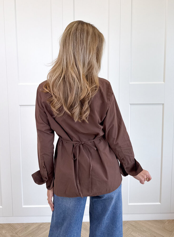 Blouse Emi bruin