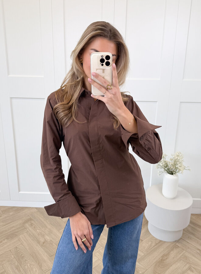 Blouse Emi bruin
