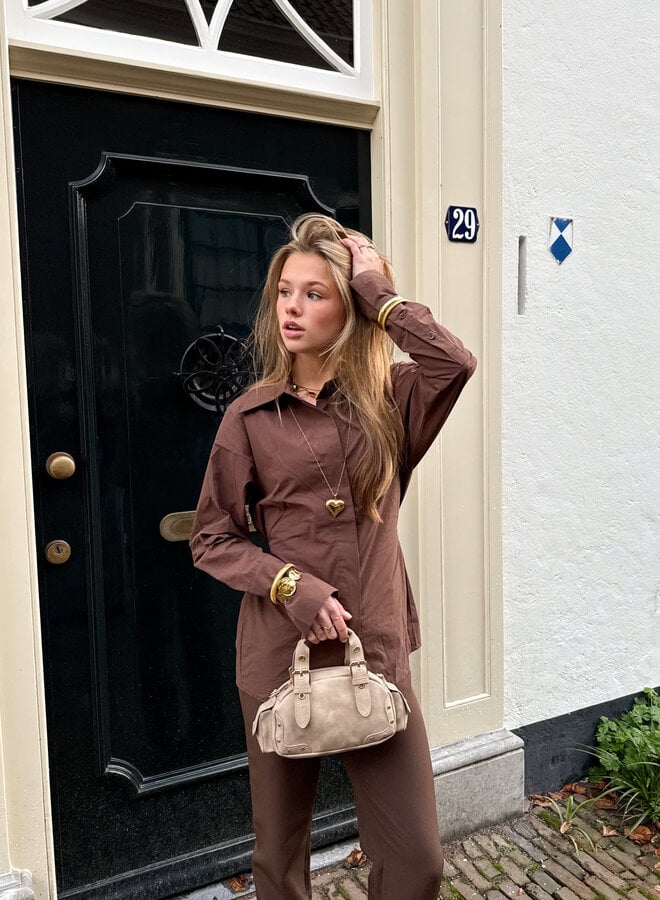 Blouse Emi bruin