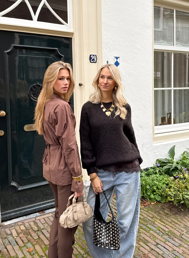 Blouse Emi bruin